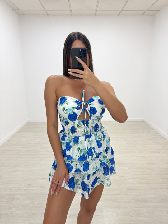 CONJUNTO IBIZA FLORAL AZUL CONJUNTO IBIZA FLORAL AZUL